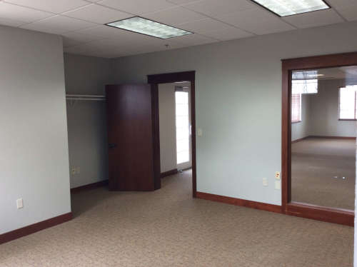Click to see more about a local bank's office remodeling.